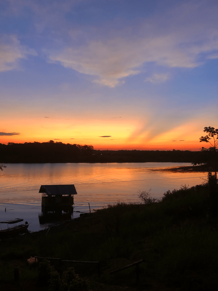 amazon sunset colombia